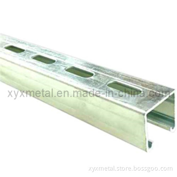 Perforated Slotted Unistrut U Strut Channel Steel